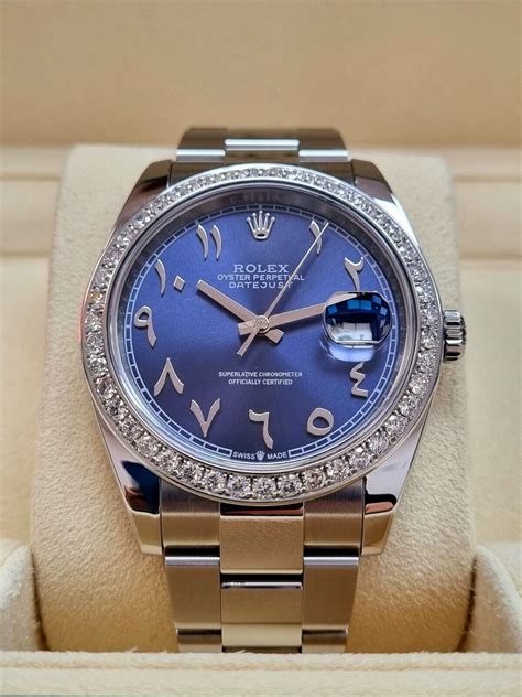 used rolex arabic dial